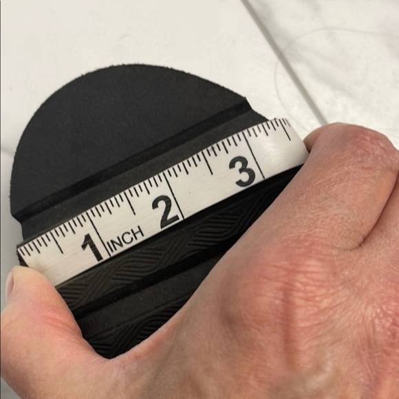 Bueno Jianna Black Platform Leather Sandals with Adjustable Ankle Strap - Picture 13 of 13